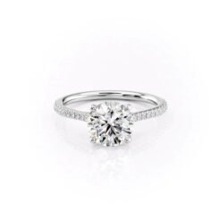 The Pave Lexie Set With A 1.0 Carat