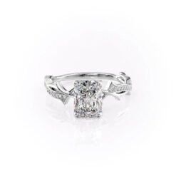The Pave Twig Set With A 1.0 Carat