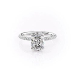 The Pave Alison Set With A 1.0 Carat