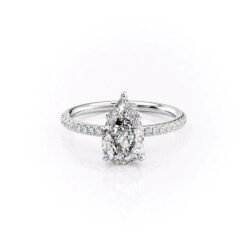 The Pave Alison Set With A 1.0 Carat