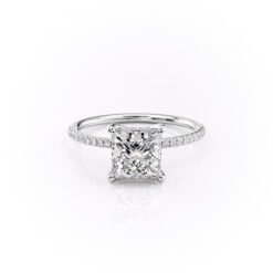 The Pave Sarah Set With A 1.0 Carat