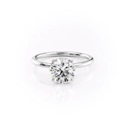 The Luna Set Moissanite With A 1.0 Carat