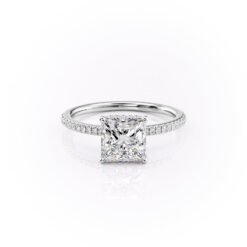 The Pave Margot Set With A 1.0 Carat