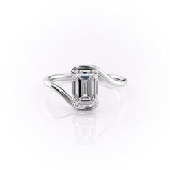 The Skyler Set Moissanite With A 2.0 Carat