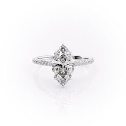The Pave Natalie Set With A 1.0 Carat