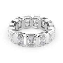 5ct Radiant Bezel Eternity