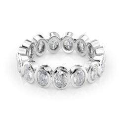 3ct Oval Bezel Eternity