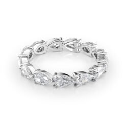 2ct East West Pear Eternity