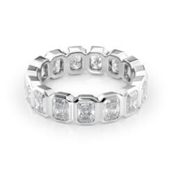 3ct Radiant Bezel Eternity
